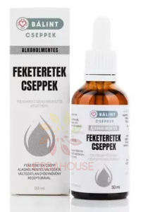 Obrázek pro Bálint cseppek Černá ředkvička kapky přírodní extrakt pro trávení, játra a detoxikaci - bez alkoholu (50ml)