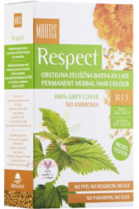 Naturavit Martis Respect Barva na vlasy R13 Zlatá blond (135ml) Obrázek pro Naturavit Martis Respect Barva na vlasy R13 Zlatá blond (135ml)