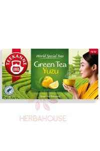 Teekanne Green Tea Yuzu zelený čaj s příchutí japonského citrusového ovoce yuzu (20ks) Obrázek pro Teekanne Green Tea Yuzu zelený čaj s příchutí japonského citrusového ovoce yuzu (20ks)