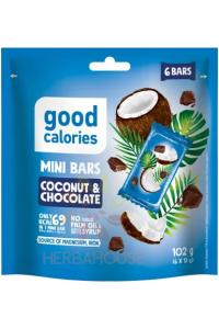 Obrázek pro Good Calories Datlové mini tyčinky kokos a čokoláda (102g)