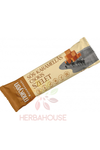 Majomkenyér Mokyen by Tyčinka s příchutí slaného karamelu v tmavé čokoládě (30g) Obrázek pro Majomkenyér Mokyen by Tyčinka s příchutí slaného karamelu v tmavé čokoládě (30g)