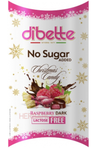 Obrázek pro Dibette Salonky máčené v hořké čokoládě plněné malinovým krémem se sladidlem (220g)