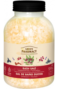 Obrázek pro Green Pharmacy Koupelová sůl Santalové dřevo a pačuli (1000g)