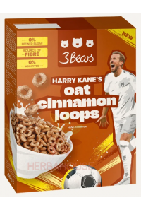 Obrázek pro 3Bears Celozrnné ovesné skořicové kroužky s agavovým sirupem (250g)
