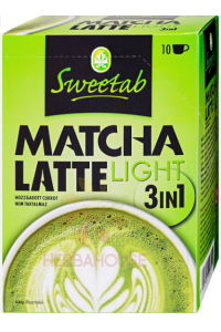 Obrázek pro Sweetab 3in1 Matcha Latte Light bez přidaného cukru (10 x 17g)