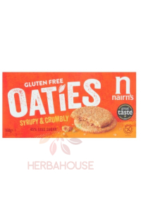 Nairns Bezlepkové celozrnné ovesné sušenky s nízkým obsahem cukru (160g) Obrázek pro Nairns Bezlepkové celozrnné ovesné sušenky s nízkým obsahem cukru (160g)