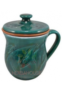 Keramický hrnek se sítkem a víkem motiv 2 (1ks) Obrázek pro Keramický hrnek se sítkem a víkem motiv 2 (1ks)