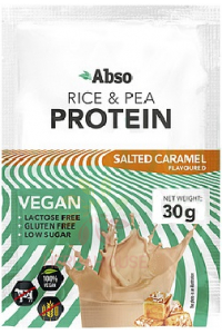 Obrázek pro AbsoRice Vegan Proteinový prášek - slaný karamel (30g)