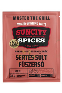 Obrázek pro SunCity Prémiová BBQ směs koření na vepřové maso – grilovací směs na krkovičku a rameno (35g)