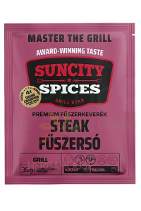 Obrázek pro SunCity Prémiový BBQ koření na steak – grilovací směs na hovězí maso (35g)