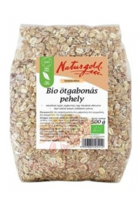 Obrázek pro Naturgold Bio pětizrnné vločky – pšeničné, špaldové, ovesné, ječné a žitné (500g)