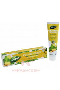 Obrázek pro Dabur Přírodní zubní pasta bez fluoridů se zázvorem a mátou (100ml)
