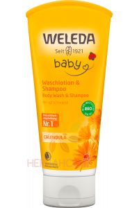 Obrázek pro Weleda Bio Měsíčkový dětský šampon na tělo a vlasy (200ml)