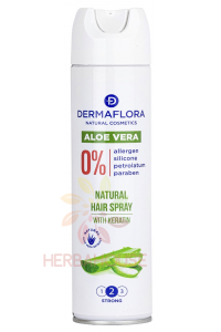 Obrázek pro Dermaflora Aloe Vera lak na vlasy s keratinem (300ml)