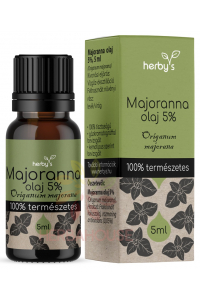 Obrázek pro Herbys Přírodní esenciální olej majoránka 5% (5ml)