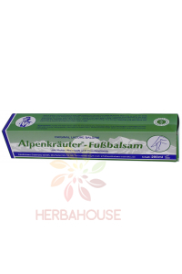 Obrázek pro Alpenkräuter Lacúre Fußbalsam – bylinný balzám na unavené nohy s mentolem (200ml)
