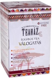 Obrázek pro Gárdonyi Teaház Výběr Rooibos čajů (20ks)