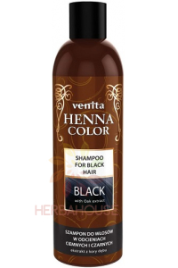 Obrázek pro Venita ​Henna Color Shampoo, šampon na černé a tmavé vlasy (250ml)