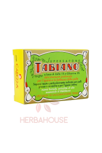 Obrázek pro Tabiano Bio Mýdlo se sírou a čajovníkem (125g)