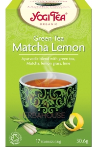 Obrázek pro Yogi Tea® Bio Ajurvédský zelený čaj matcha, citron (17ks)