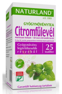 Obrázek pro Naturland Porcovaný čaj Meduňka lékařská list (25ks)