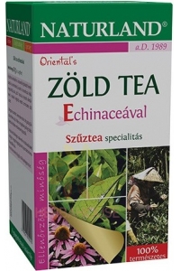 Obrázek pro Naturland Porcovaný zelený čaj a echinacea (20ks)
