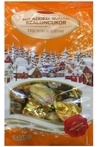 Obrázek pro Microse Salonky plněné oříškovým a mléčným krémem v mléčné čokoládě bez přidaného cukru (350g)