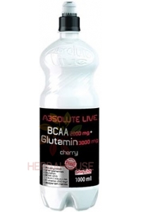 Obrázek pro Absolute Live BCAA Glutamin nesycený nápoj s višňovou příchutí bez cukru (1000ml)