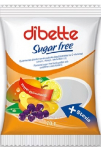 Obrázek pro Diabette Wellness Drops ovocný bez cukru se sladidly a vitaminem C (70g)
