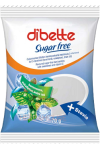 Obrázek pro Diabette Wellness Drops mentolový bez cukru se sladidly a vitaminem C (70g)