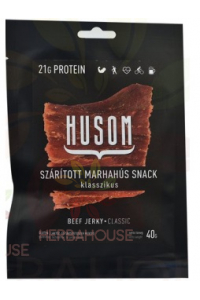 Obrázek pro Husom Beef Jerky Sušené hovězí maso Classic (40g)