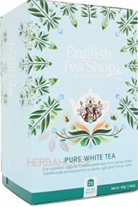 Obrázek pro English Tea Shop Bio Bílý čaj porcovaný (20ks)