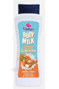 Obrázek pro S´nonas Tělové mléko s mandlovým olejem (400ml)
