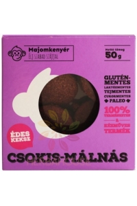 Obrázek pro Majomkenyér Bezlepkové sušenky čokoláda malina (50g)