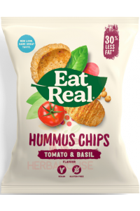 Obrázek pro EatReal Hummus chipsy rajče a bazalka (45g)