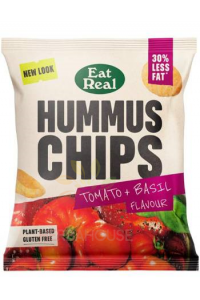 Obrázek pro EatReal Hummus chipsy s příchutí - rajče a bazalka (45g)