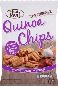 Obrázek pro EatReal Quinoa chipsy sušená rajčata a pečený česnek (30g)