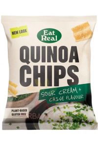 Obrázek pro EatReal Quinoa chipsy s příchutí - zakysaná smetana a pažitka (40g)