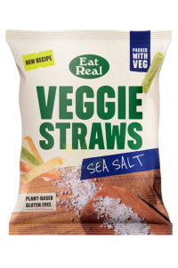 Obrázek pro Eat Real Veggie Straws zeleninové placky s mořskou solí (45g)