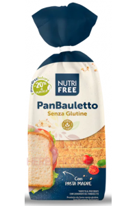 Obrázek pro Nutri Free Pan Bauletto Bezlepkový krájený světlý chléb (300g)