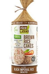 Obrázek pro Rice Up Bezlepkové celozrnné rýžové chlebíčky s černou rýží nesolené (120g)