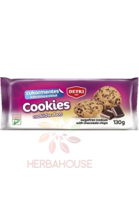 Obrázek pro Detk Cookies sušenky s kousky čokolády bez cukru (130g)