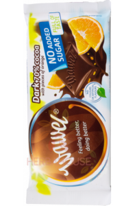 Obrázek pro Wawel Hořká čokoláda s pomerančem bez cukru (100g)