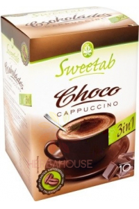 Obrázek pro Sweetab 3 in 1 Choco Cappuccino s fruktózou (10 x 10g)