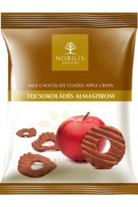 Obrázek pro Nobilis Sušené jablečné lupínky v mléčné čokoládě (50g)