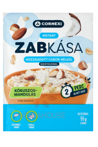 Obrázek pro Cornexi Ovesná kaše kokosově mandlová s chia semínky bez cukru se sladidlem (55g)