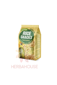 Obrázek pro Benlian Food Bezlepkový rýžový snack s příchutí kurkumy (50g)