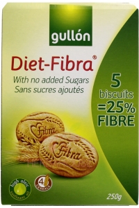 Obrázek pro Gullón Sušenky s vysokým obsahem vlákniny bez přidaného cukru (250g)