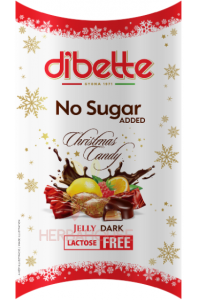 Diabette Salonky želé ovocný mix máčené v hořké čokoládě se sladidlem (220g) Obrázek pro Diabette Salonky želé ovocný mix máčené v hořké čokoládě se sladidlem (220g)