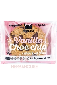Obrázek pro Kookie Cat Bio Bezlepkové Cookie vanilka čokoláda (50g)